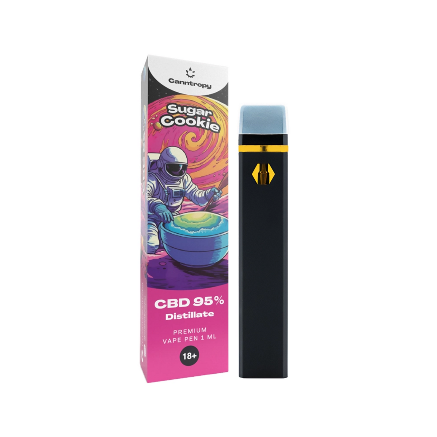 Canntropy CBD Disposable Vape Pen Sugar Cookie