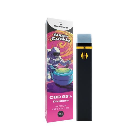 Canntropy CBD Disposable Vape Pen Sugar Cookie