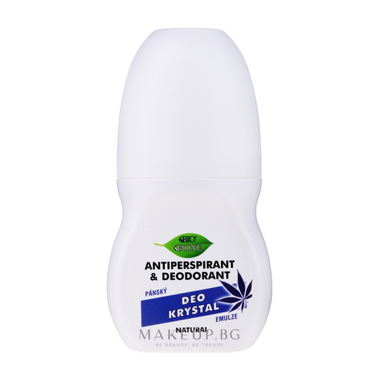 Natürlicher Roll-On-Deodorant für Männer mit Hanf – 80 ml, ohne Aluminium und Parabene
