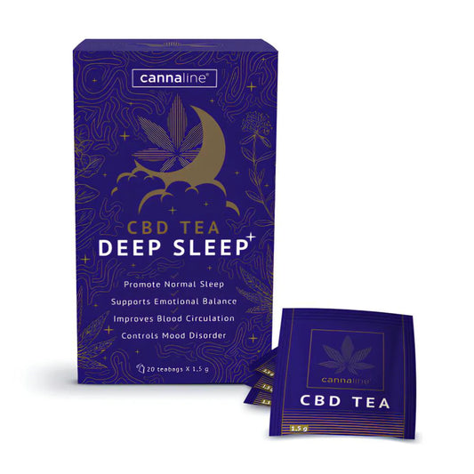 CBD-Tee Cannaline Deep Sleep – Kräutermischung für tiefen Schlaf, 30 g, 20 Beutel
