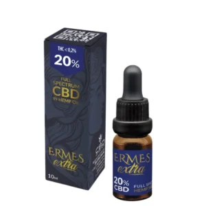 CВD &Ouml;l Ermes 20% CВD &Ouml;l 2000mg. Cannabidiol 10ml. Full Spectrum