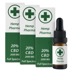 CВD Öl Hemp Pharma 20%+20%+20% CВD Oil 6000mg. 30ml. Full Spectrum