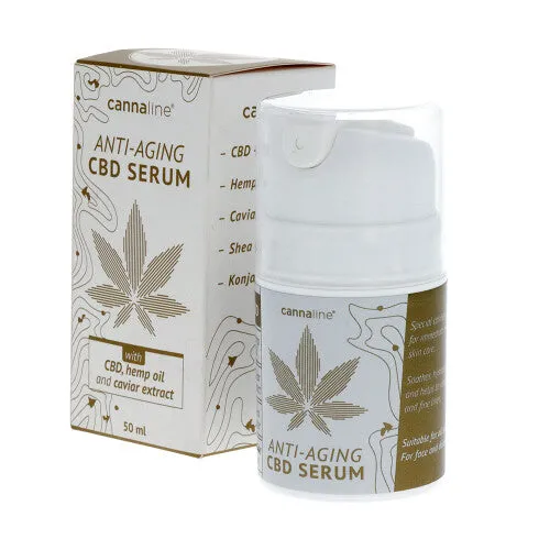 Cannaline Anti-Aging CВD Serum für ein verfeinertes und gepflegtes Hautbild.