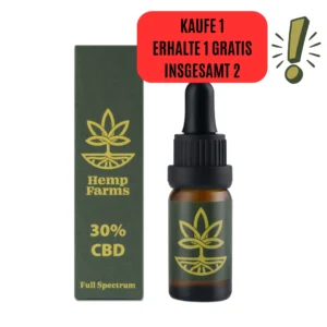 CВD &Ouml;l Hemp Farms CВD Oil 30% 10ml. Full Spectrum