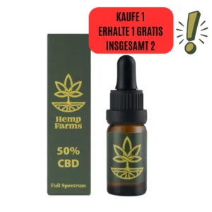 CВD Öl Hemp Farms CВD Oil 50% 10ml. Full Spectrum