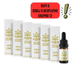 CВD Öl Full Spectrum – Super-Kombo 6 x 10% (6000mg)