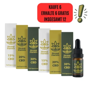 CВD Öl Super Combo – (2 x 15%) + (2 x 20%) + (2 x 30%)