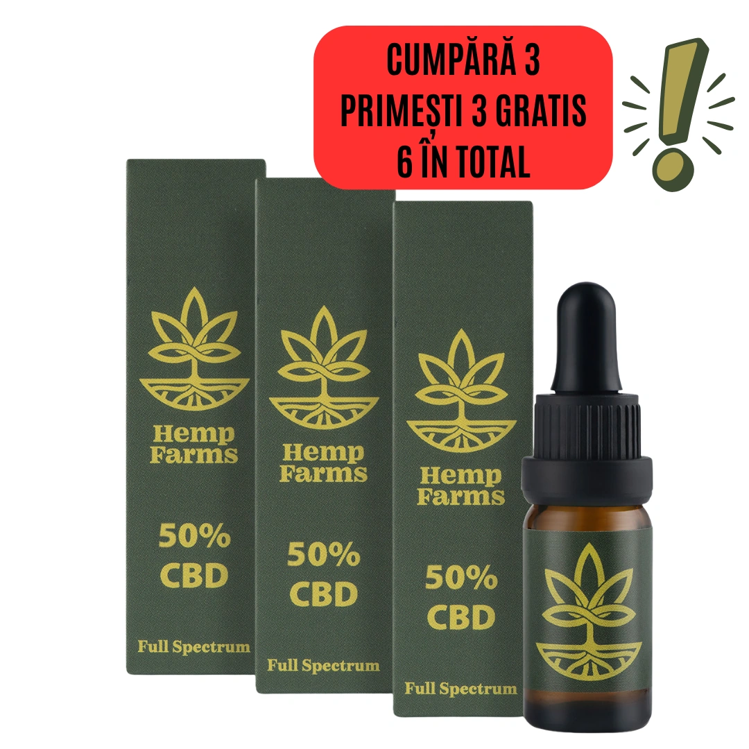 CВD Öl Hemp Farms Combo 50%+50%+50% 30ml. Full Spectrum