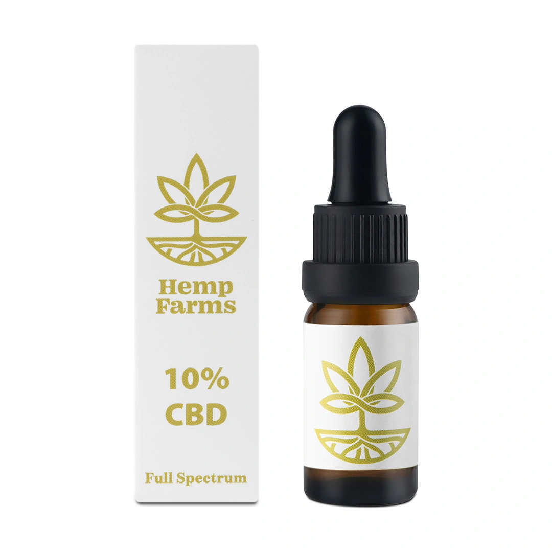 CВD Öl Hemp Farms CВD Oil 10% 10ml. Full Spectrum für Tiere